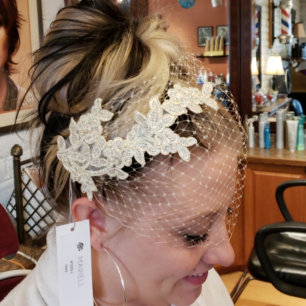 FRENCH NET VINTAGE BRIDAL VEIL